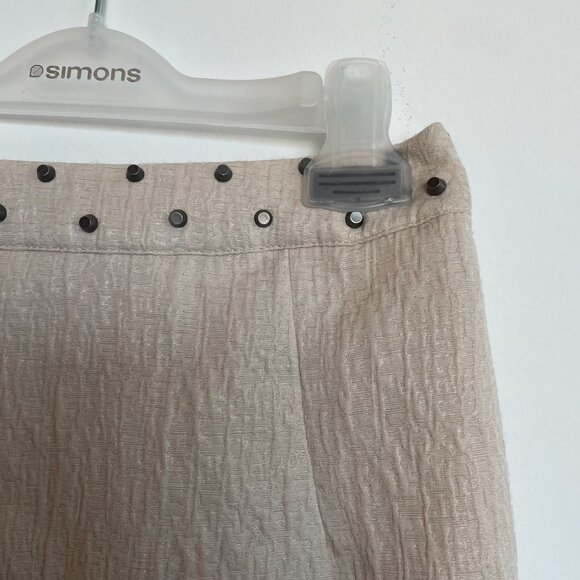 Vero Moda Jacquard Mini Skirt With Studs - Picture 3 of 6